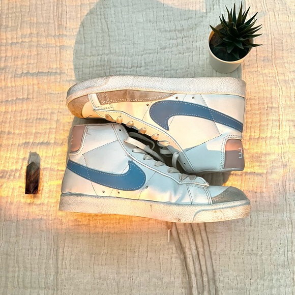 Nike Shoes Nike Baby Blue Blazers Poshmark